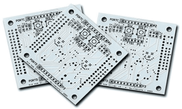 White Printed Circuit Board